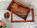 Saree box with transparent top